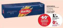 Super U Barilla - pates offre