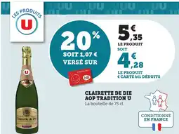 Bi1 U Clairette de die aop tradition offre