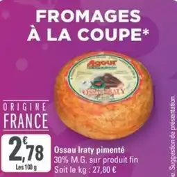G20 Ossau Iraty pimenté offre