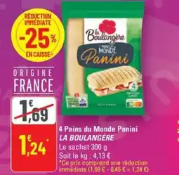 G20 LA BOULANGÈRE 4 Pains du Monde Panini offre