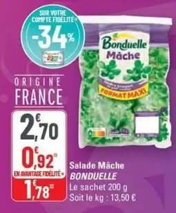 G20 BONDUELLE Salade Mâche offre