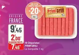 G20 ENSER 18 Chipolatas offre