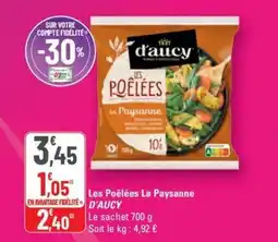 G20 D'AUCY Les Poêlées La Paysanne offre