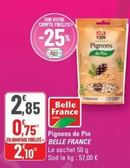 G20 BELLE FRANCE Pignons de Pin offre