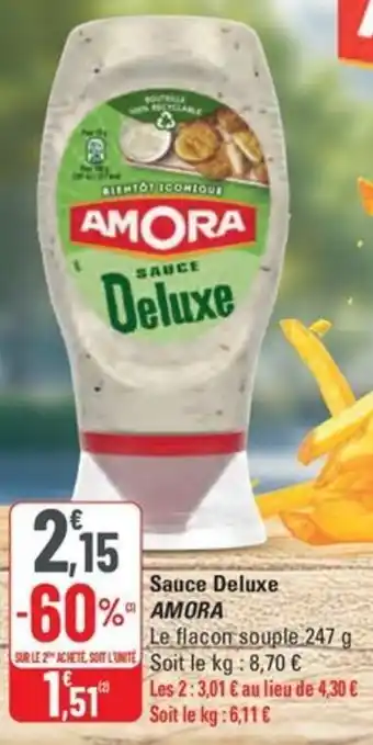 G20 AMORA Sauce Deluxe offre