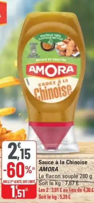 G20 AMORA Sauce à la Chinoise offre