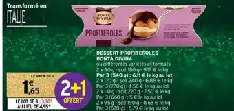Intermarché Hyper Dessert Profiteroles offre