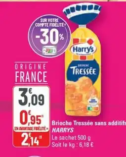 G20 HARRYS Brioche Tressée sans additifs offre