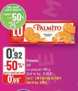 G20 LU Palmito offre