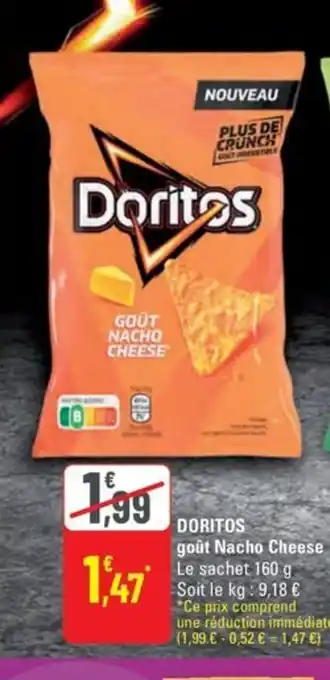 G20 DORITOS goût Nacho Cheese offre