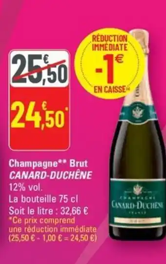 G20 CANARD-DUCHÊNE Champagne Brut offre