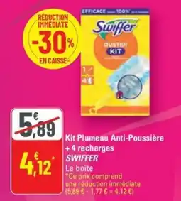 G20 SWIFFER Kit Plumeau Anti-Poussière +4 recharges offre