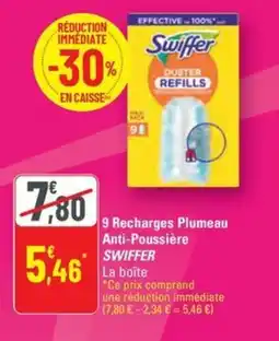 G20 SWIFFER 9 Recharges Plumeau Anti-Poussière offre