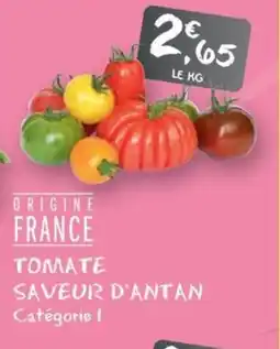 G20 Tomate saveur d'antan offre