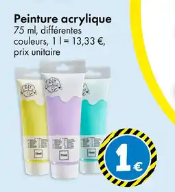 TEDi Peinture acrylique offre
