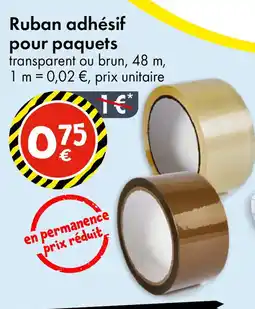 Ruban adhésif pour paquets