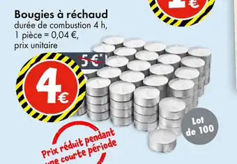 TEDi Bougies à réchaud offre