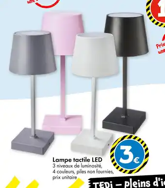 TEDi Lampe tactile LED offre