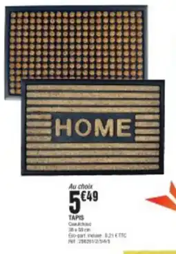 La Foir'Fouille Tapis offre