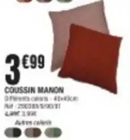 La Foir'Fouille Coussin manon offre