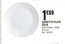 La Foir'Fouille Assiette plate zelie offre