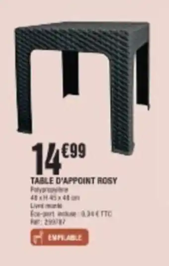 La Foir'Fouille Table d'appoint rosy offre