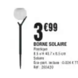 La Foir'Fouille Borne solaire offre