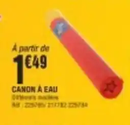 La Foir'Fouille Canon à eau offre