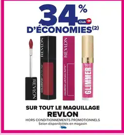 Carrefour REVLON Sur tout le maquillage offre