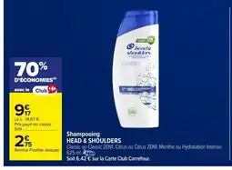 Carrefour HEAD & SHOULDERS Shampooing offre