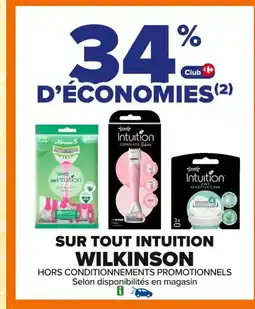 Carrefour WILKINSON Sur tout intuition offre