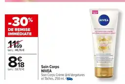 Carrefour NIVEA Soins Corps offre