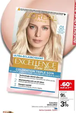 Carrefour EXCELLENCE Coloration offre