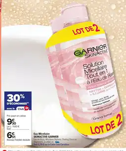 Carrefour SKINACTIVE GARNIER Eau Micellaire offre