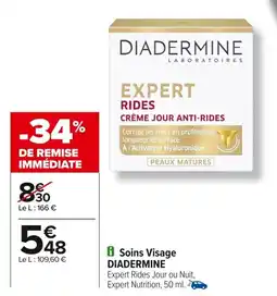 Carrefour DIADERMINE Soins Visage offre
