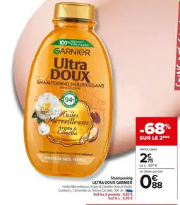 Carrefour ULTRA DOUX GARNIER Shampooing offre