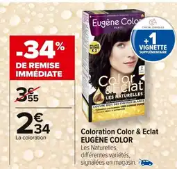 Carrefour EUGÈNE COLOR Coloration Color & Eclat offre