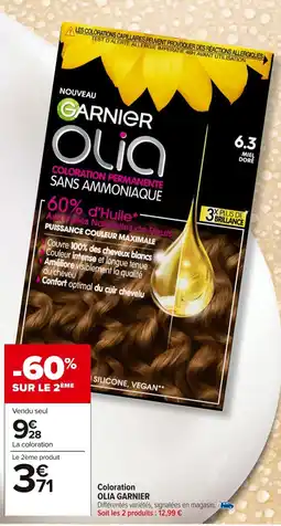 Carrefour OLIA GARNIER Coloration offre