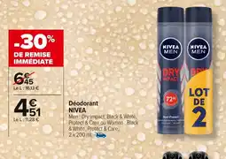 Carrefour NIVEA Déodorant offre