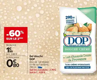 Carrefour DOP Gel douche offre