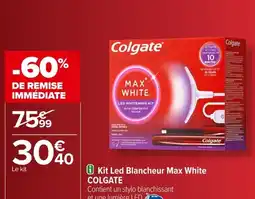 Carrefour COLGATE Kid Led Blancheur Max White offre