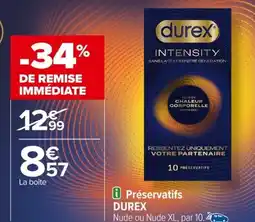 Carrefour DUREX Préservatifs offre