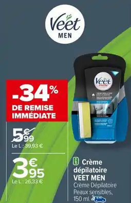 Carrefour VEETCrème dépilatoire offre
