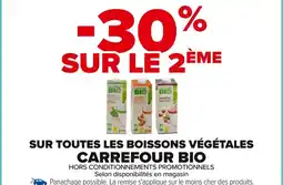 Carrefour CARREFOUR BIO Sur toutes les boissons végétales offre