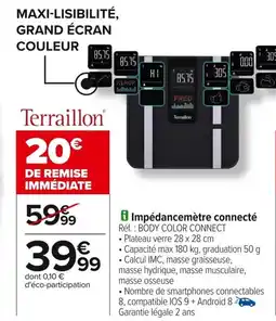 Carrefour TERRAILLON Impédancemètre connecté offre