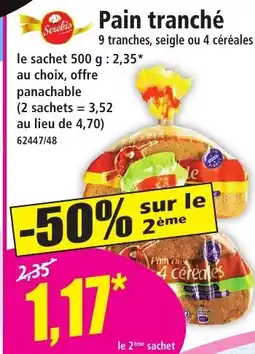 Norma Pain tranché offre