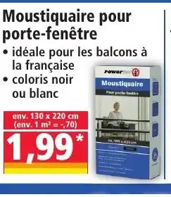 Norma Moustiquaire pour porte-fenêtre offre