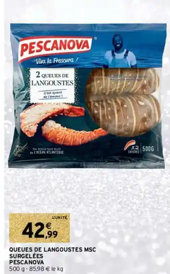 Intermarché Hyper Queues de langoustes MSC offre