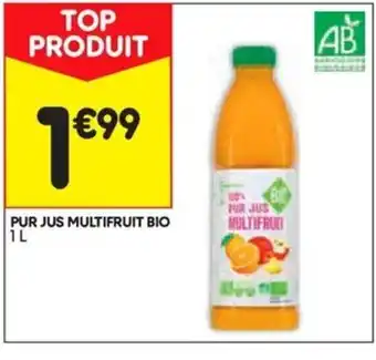 Pur jus multifruit bio