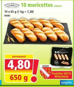 Norma POULAILLON 10 moricettes nature offre